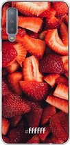 Samsung Galaxy A7 (2018) Hoesje Transparant TPU Case - Strawberry Fields #ffffff