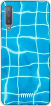 Samsung Galaxy A7 (2018) Hoesje Transparant TPU Case - Blue Pool #ffffff