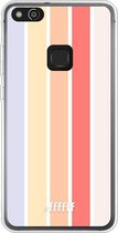 Huawei P10 Lite Hoesje Transparant TPU Case - Vertical Pastel Party #ffffff