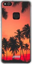 Huawei P10 Lite Hoesje Transparant TPU Case - Coconut Nightfall #ffffff