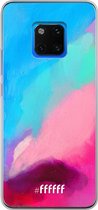 Huawei Mate 20 Pro Hoesje Transparant TPU Case - Abstract Hues #ffffff