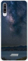 Samsung Galaxy A70 Hoesje Transparant TPU Case - Landscape Milky Way #ffffff