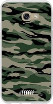 Samsung Galaxy A5 (2017) Hoesje Transparant TPU Case - Woodland Camouflage #ffffff