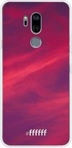 LG G7 ThinQ Hoesje Transparant TPU Case - Red Skyline #ffffff