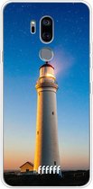 6F hoesje - geschikt voor LG G7 ThinQ -  Transparant TPU Case - Lighthouse #ffffff