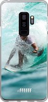 Samsung Galaxy S9 Plus Hoesje Transparant TPU Case - Boy Surfing #ffffff