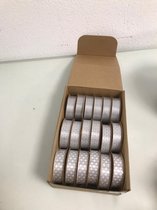 Hobbylint - 18 rollen - grijs