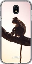Samsung Galaxy J7 (2017) Hoesje Transparant TPU Case - Macaque #ffffff