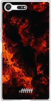 Sony Xperia XZ Premium Hoesje Transparant TPU Case - Hot Hot Hot #ffffff