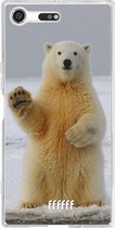 Sony Xperia XZ Premium Hoesje Transparant TPU Case - Polar Bear #ffffff