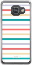 Samsung Galaxy A3 (2016) Hoesje Transparant TPU Case - Pastel Tracks #ffffff