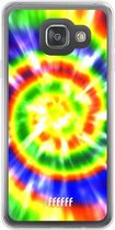 Samsung Galaxy A3 (2016) Hoesje Transparant TPU Case - Hippie Tie Dye #ffffff