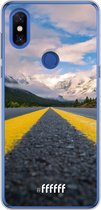Xiaomi Mi Mix 3 Hoesje Transparant TPU Case - Road Ahead #ffffff