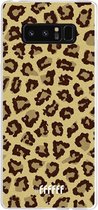 Samsung Galaxy Note 8 Hoesje Transparant TPU Case - Jaguar Print #ffffff