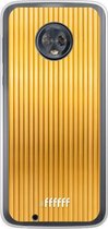 Motorola Moto G6 Hoesje Transparant TPU Case - Bold Gold #ffffff