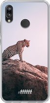 Huawei P20 Lite (2018) Hoesje Transparant TPU Case - Leopard #ffffff