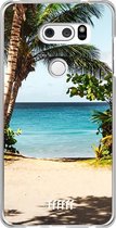 LG V30 (2017) Hoesje Transparant TPU Case - Coconut View #ffffff