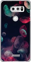 LG V30 (2017) Hoesje Transparant TPU Case - Jellyfish Bloom #ffffff