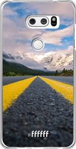 LG V30 (2017) Hoesje Transparant TPU Case - Road Ahead #ffffff