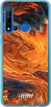 Huawei P20 Lite (2019) Hoesje Transparant TPU Case - Magma River #ffffff