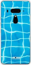HTC U12+ Hoesje Transparant TPU Case - Blue Pool #ffffff