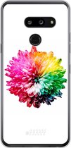 LG G8 ThinQ Hoesje Transparant TPU Case - Rainbow Pompon #ffffff
