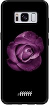 Samsung Galaxy S8 Hoesje TPU Case - Purple Rose #ffffff