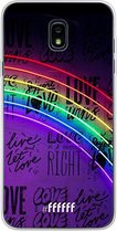 Samsung Galaxy J7 (2018) Hoesje Transparant TPU Case - Love is Love #ffffff