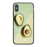 iPhone Xs Hoesje TPU Case - Avocado Aficionado #ffffff