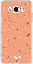 Samsung Galaxy J5 (2016) Hoesje Transparant TPU Case - Terrazzo N°10 #ffffff