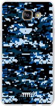 Samsung Galaxy A5 (2016) Hoesje Transparant TPU Case - Navy Camouflage #ffffff