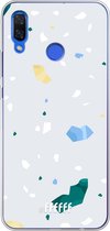 Huawei Nova 3 Hoesje Transparant TPU Case - Terrazzo N°2 #ffffff