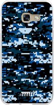 Samsung Galaxy A3 (2017) Hoesje Transparant TPU Case - Navy Camouflage #ffffff