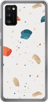 Samsung Galaxy A41 Hoesje Transparant TPU Case - Terrazzo N°3 #ffffff