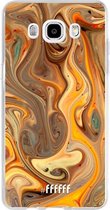 Samsung Galaxy J5 (2016) Hoesje Transparant TPU Case - Brownie Caramel #ffffff