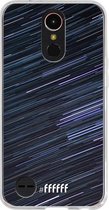 LG K10 (2017) Hoesje Transparant TPU Case - Moving Stars #ffffff