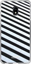 Samsung Galaxy J3 (2017) Hoesje Transparant TPU Case - Mono Tiles #ffffff