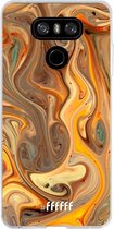 LG G6 Hoesje Transparant TPU Case - Brownie Caramel #ffffff