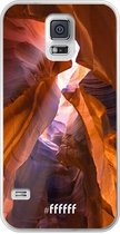 Samsung Galaxy S5 Hoesje Transparant TPU Case - Sunray Canyon #ffffff