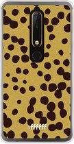 Nokia 6 (2018) Hoesje Transparant TPU Case - Cheetah Print #ffffff