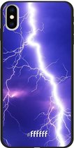 iPhone Xs Max Hoesje TPU Case - Thunderbolt #ffffff