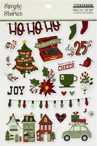 Simple Stories Jingle All The Way, 432/Pkg Sticker Book 12/Sheets (JGL13718)