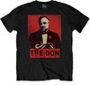 The Godfather - The Don Heren T-shirt - S - Zwart