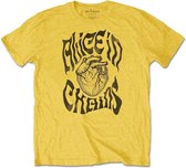 Alice In Chains Heren Tshirt -S- Transplant Geel