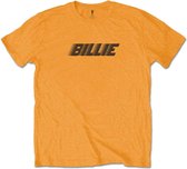 Billie Eilish Kinder Tshirt -Kids tm 14 jaar- Racer Logo & Blohsh Oranje