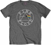 Pink Floyd - Circle Logo Kinder T-shirt - Kids tm 6 jaar - Grijs