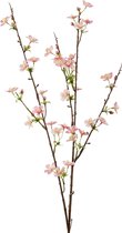 1x Luxe roze appelbloesem takken kunstbloemen 85 cm - Woondecoratie/accessoires - Kunstbloemen - Nepbloemen - Kunsttakken - Appelbloesems