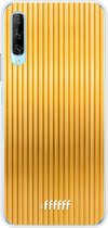 Huawei P Smart Pro Hoesje Transparant TPU Case - Bold Gold #ffffff