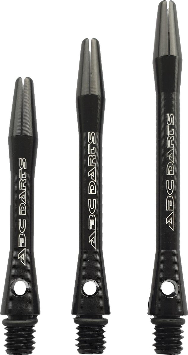 ABC Darts - Pentathlon Serviceset Dart Flights En Aluminium Dart Shafts - Zwart van ABC Darts — afbeelding 2