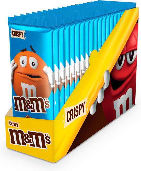 M&M'S Chocoladereep Crispy - 16 repen